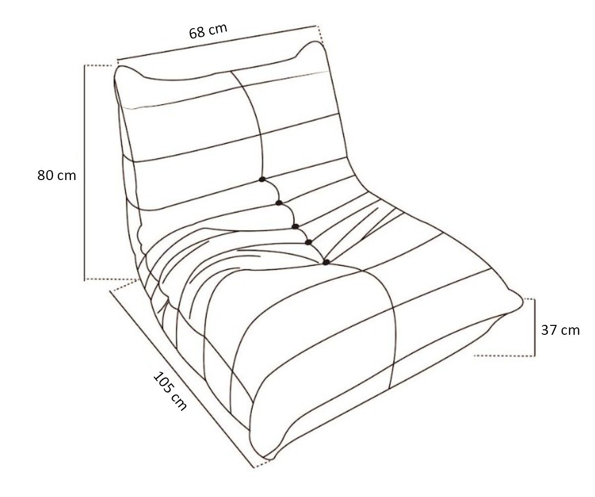 ARMLESS CHAIR - ORANGE - Image 2