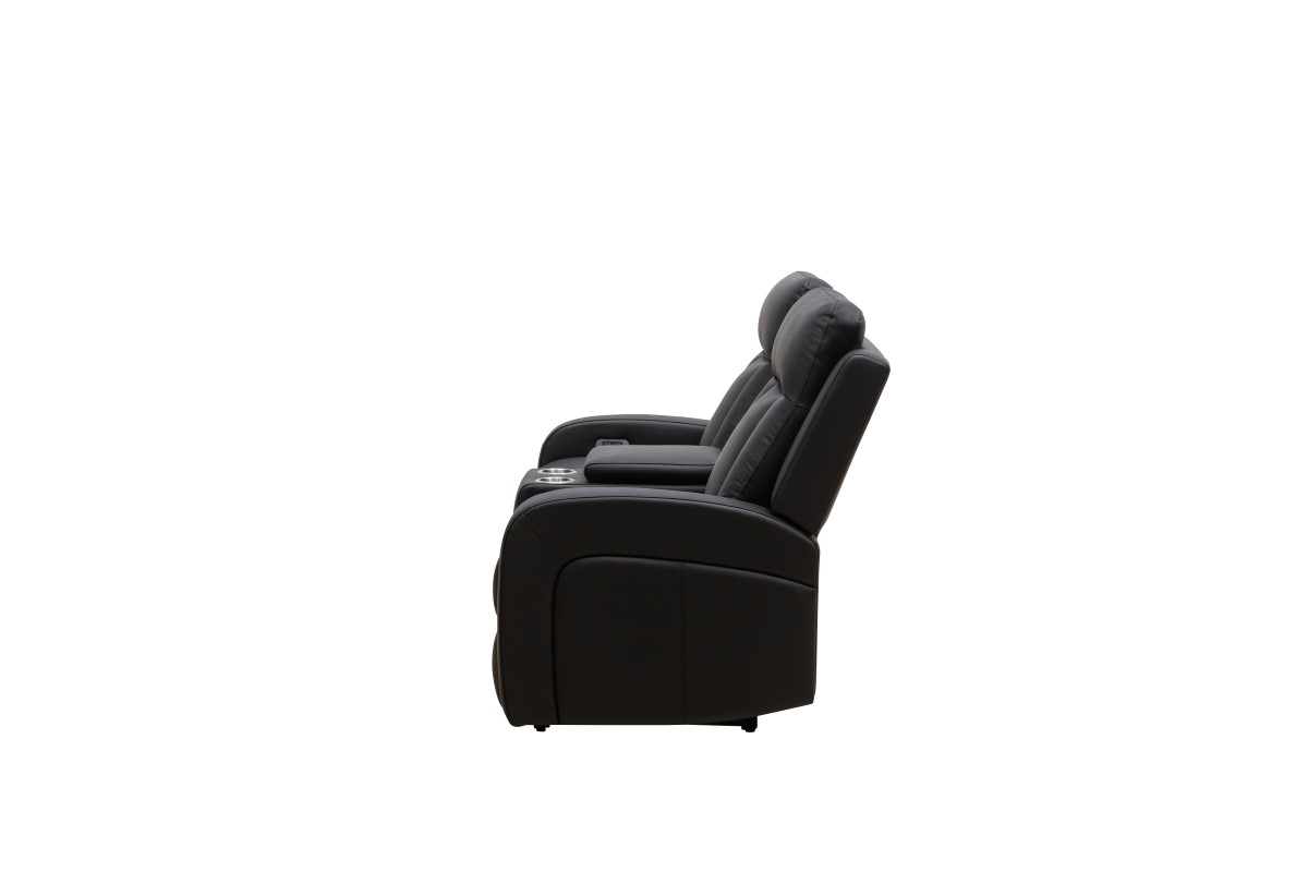 POWER RECLINER LOVE SEAT - BLACK - Image 5