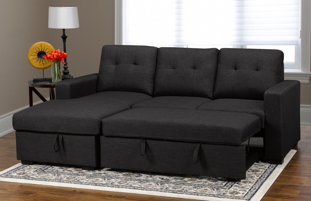 SOFA BED - DARK GREY