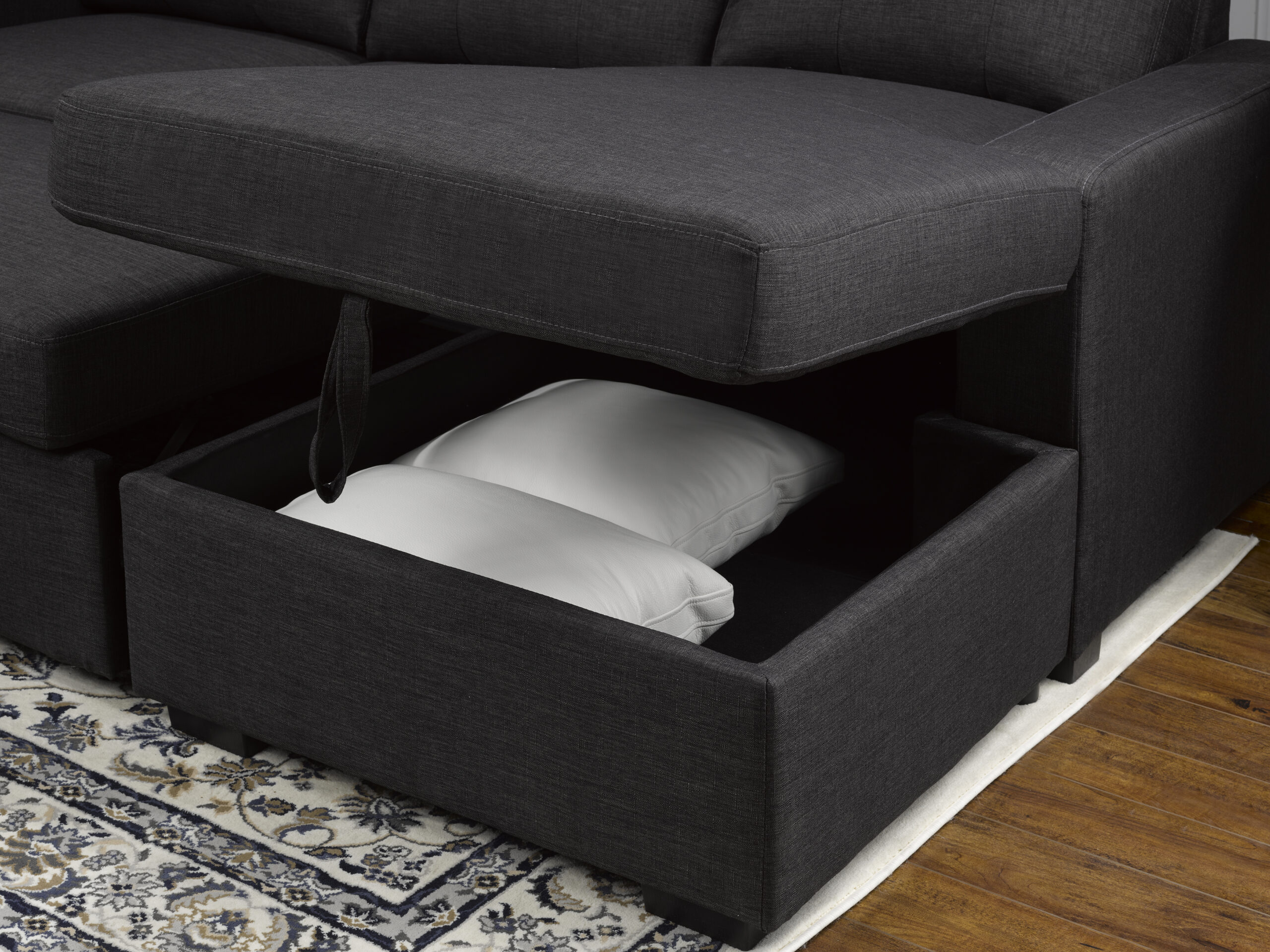 SOFA BED - DARK GREY - Image 2