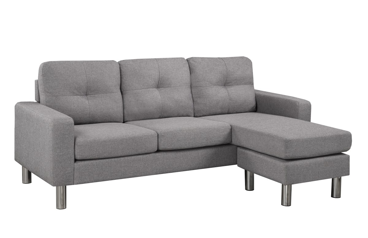 SECTIONAL - LIGHT GREY - Image 4