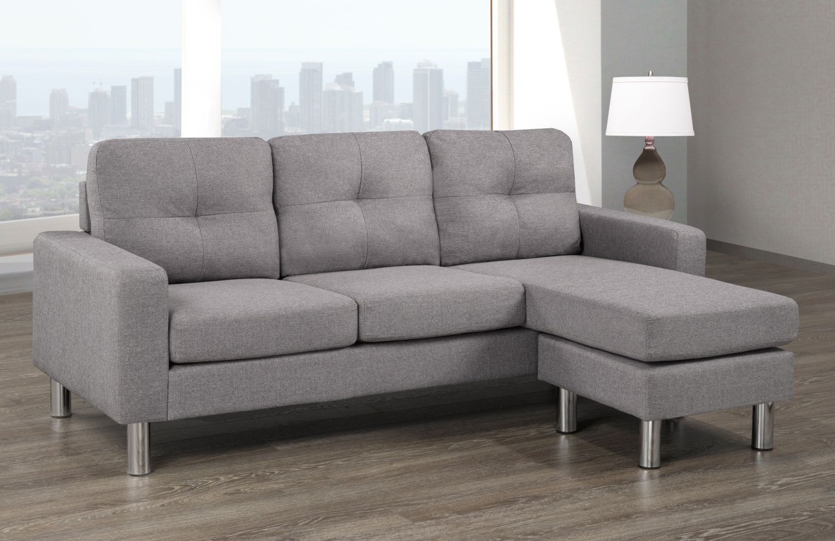SECTIONAL - LIGHT GREY