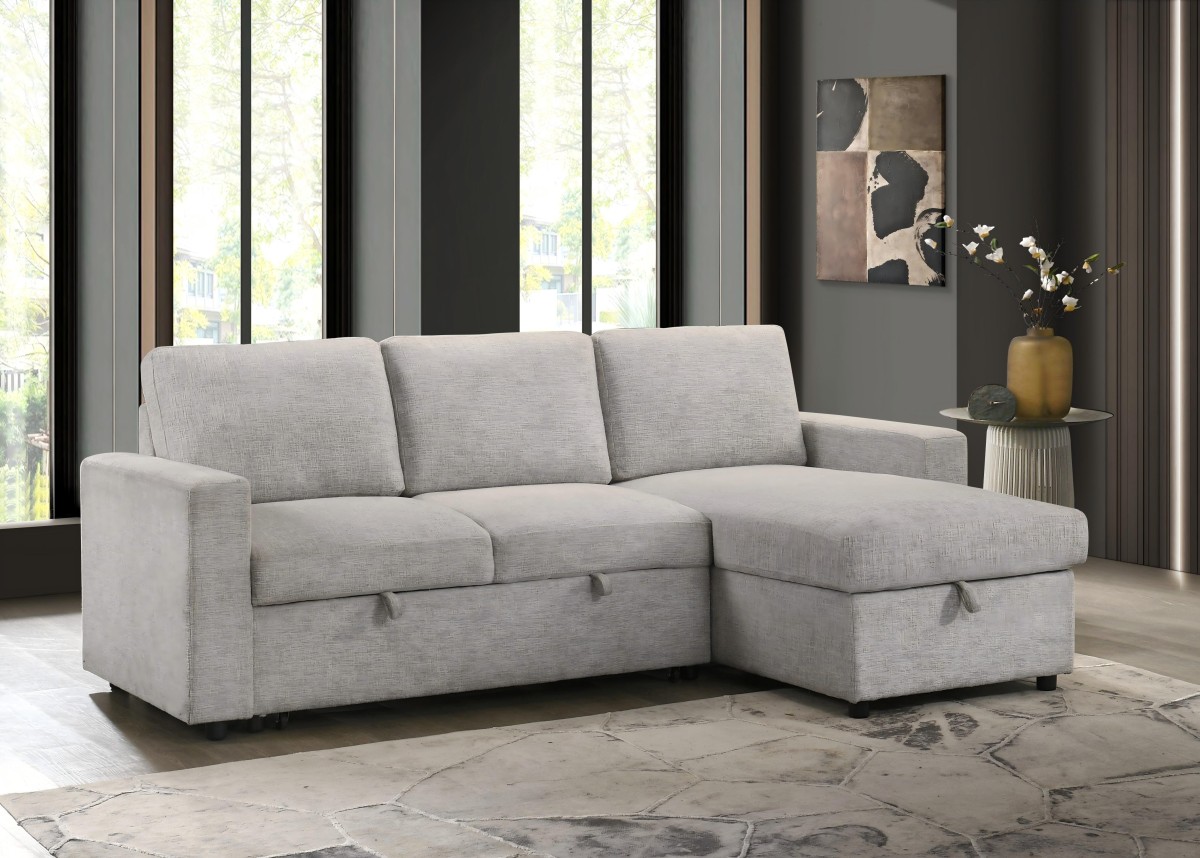 RHF SECTIONAL SLEEPER - BEIGE
