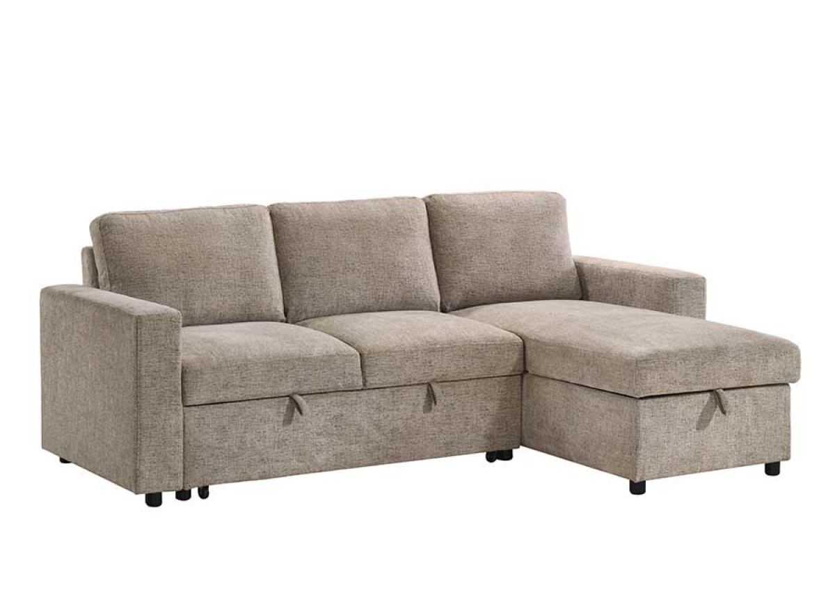 RHF SECTIONAL SLEEPER - TAUPE - Image 5