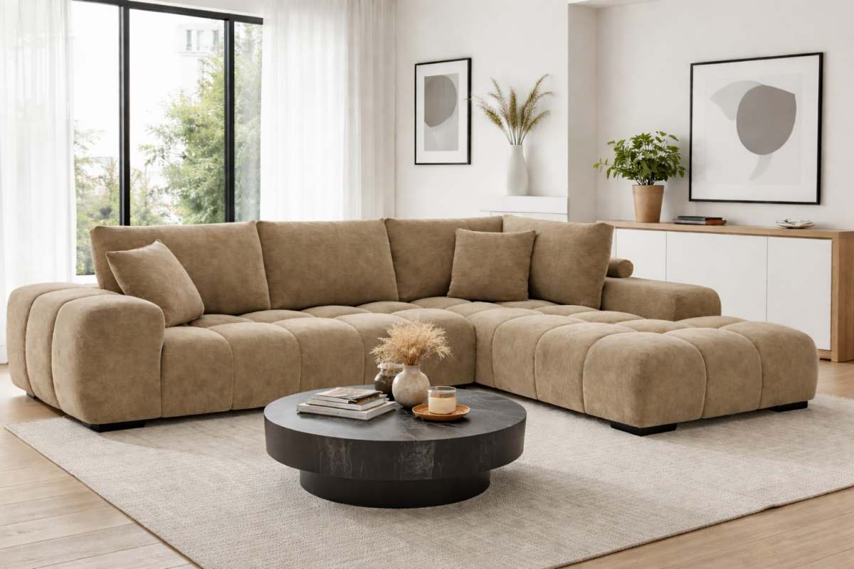 RHF SECTIONAL - TAUPE