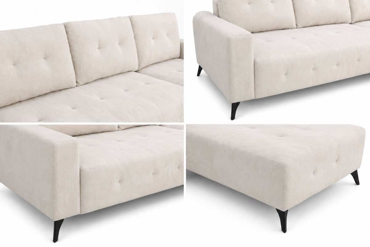 RHF SECTIONAL SLEEPER - BEIGE - Image 2