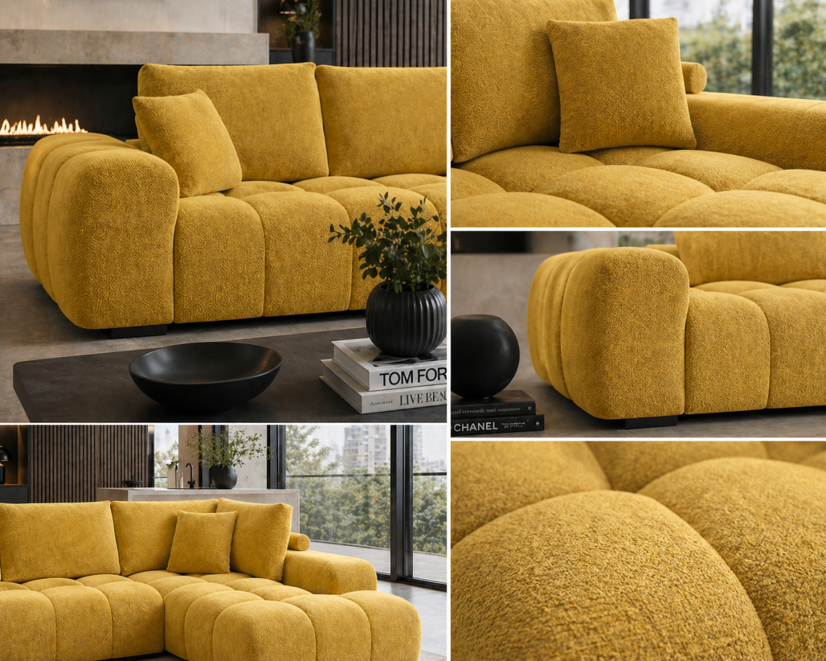 RHF SECTIONAL - YELLOW - Image 2