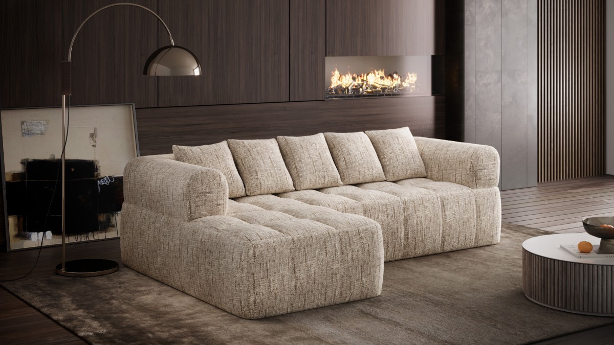 SECTIONAL - CREAM