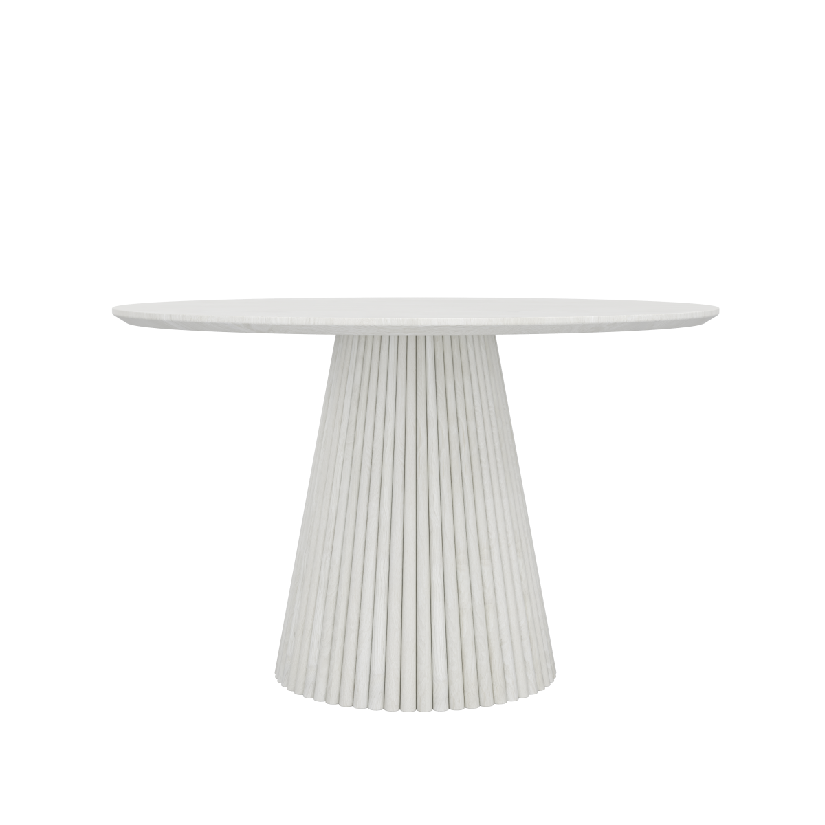 5-PIECE DINNG SET - WHITE WASH - Image 4