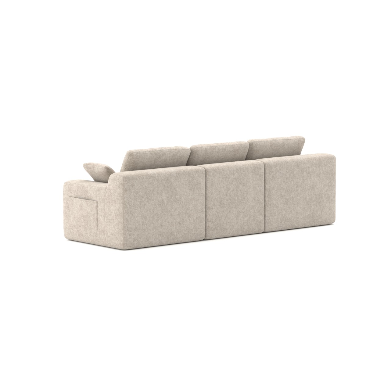 SECTIONAL COMPRESSION SOFA - BEIGE - Image 5