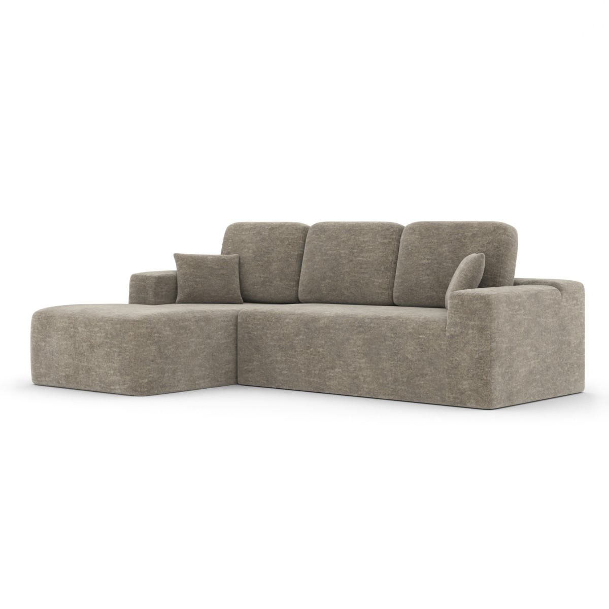 SECTIONAL COMPRESSION SOFA - TAUPE - Image 3
