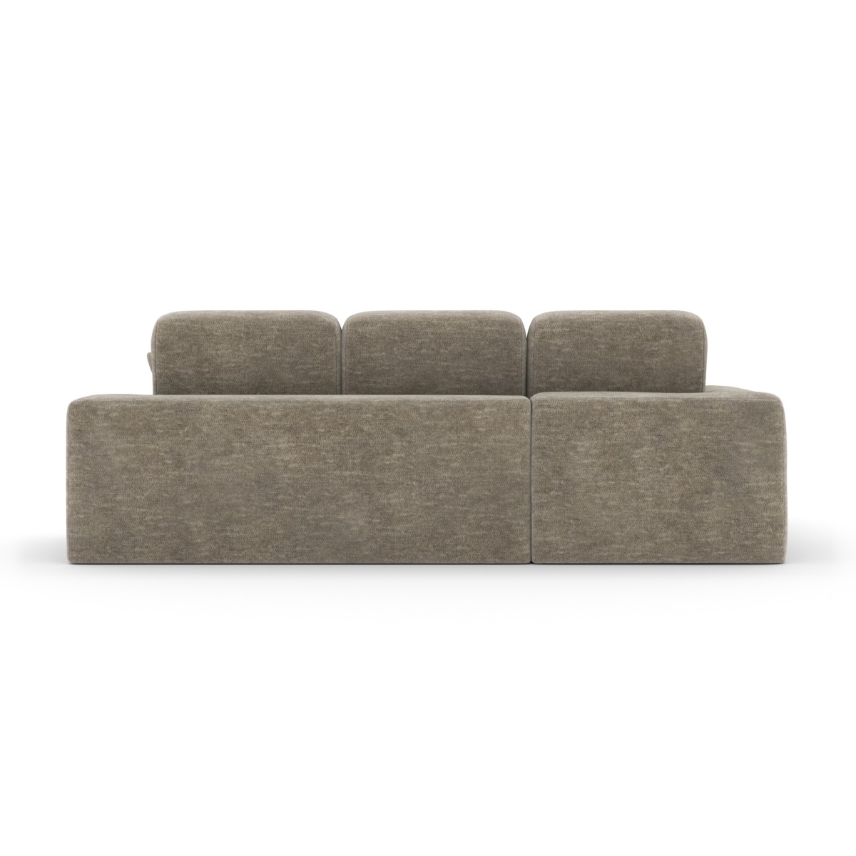 SECTIONAL COMPRESSION SOFA - TAUPE - Image 6