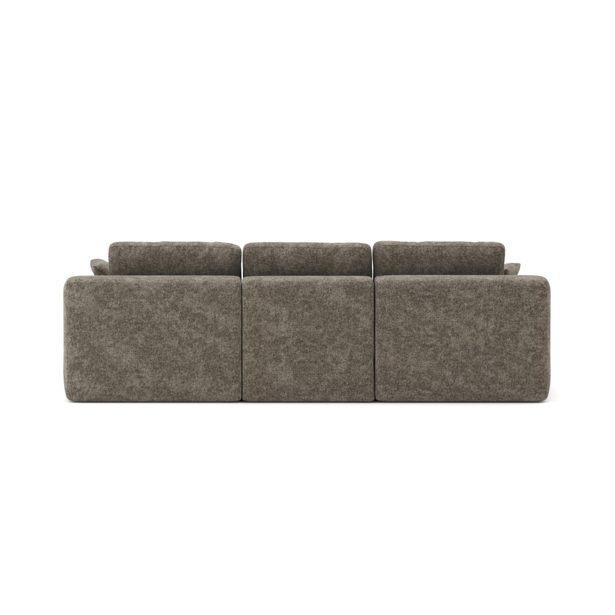 SECTIONAL COMPRESSION SOFA - BROWN - Image 6