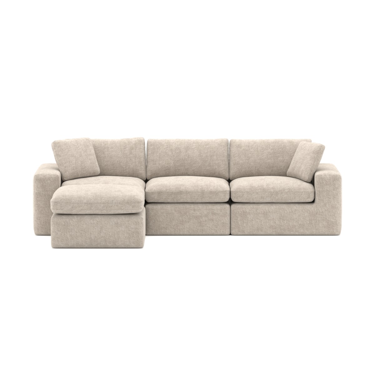 SECTIONAL COMPRESSION SOFA - BEIGE - Image 2