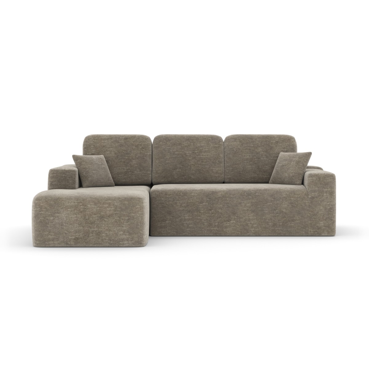 SECTIONAL COMPRESSION SOFA - TAUPE - Image 2